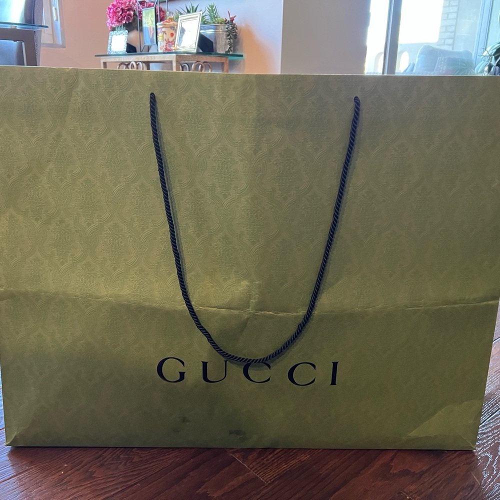 Gucci Green Shopping Bag